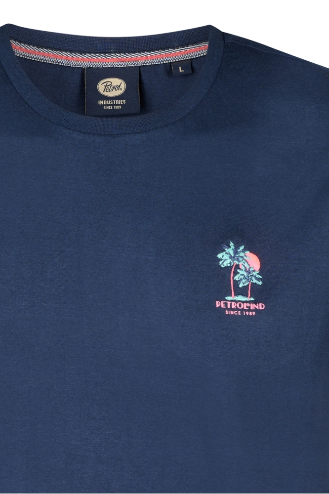 T SHIRT MET KORTE MOUWEN M 1050 TSR644 5178 NAVY BLUE